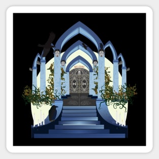 Gothic Mausoleum Sticker